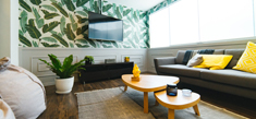 decorated room